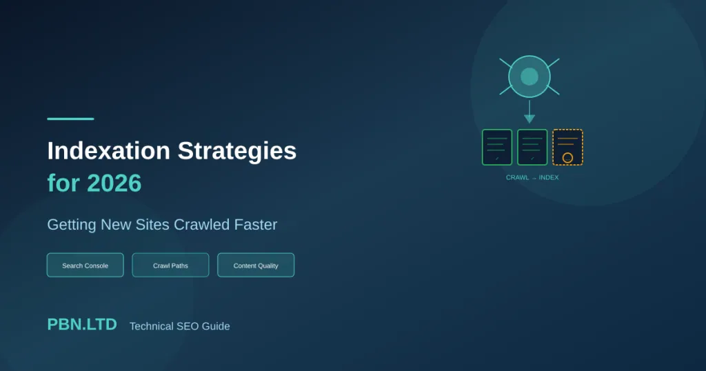 Indexation Strategies for 2026: Getting New Sites Crawled Faster