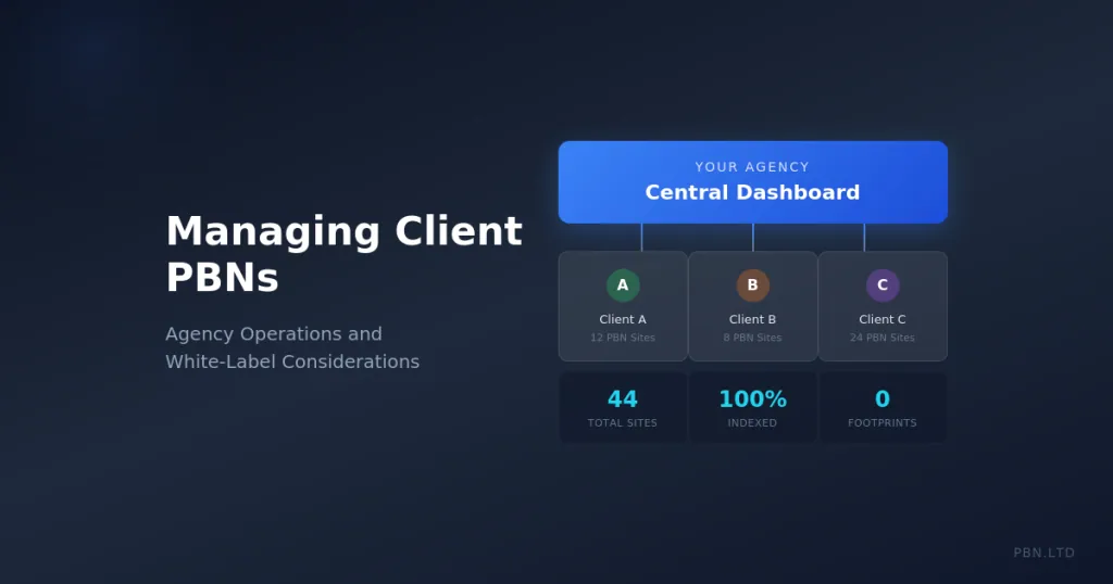 Managing Client PBNs: Agency Operations and White-Label Considerations