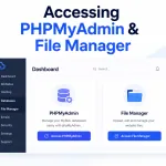 Accessing PHPMyAdmin & File Manager