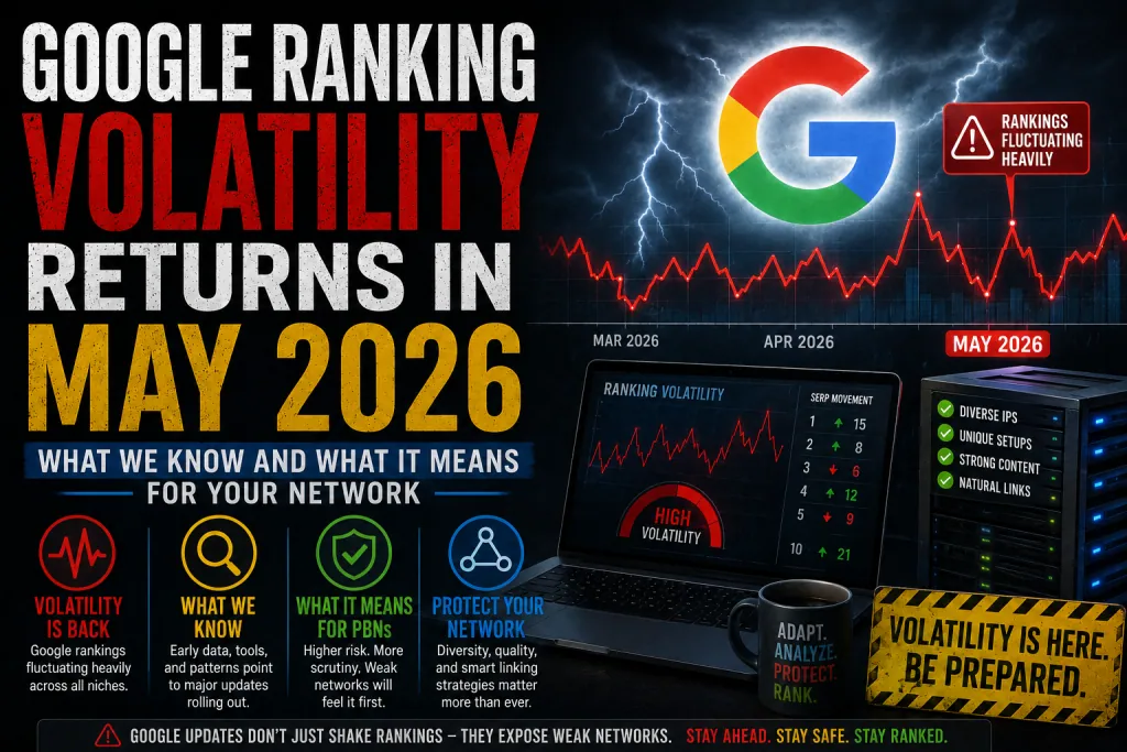 Google Ranking Volatility Returns in May 2026