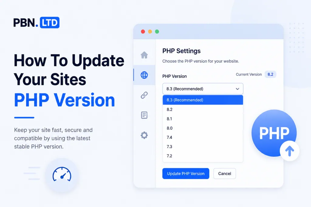 How To Update / Upgrade / Change Your Sites PHP Version