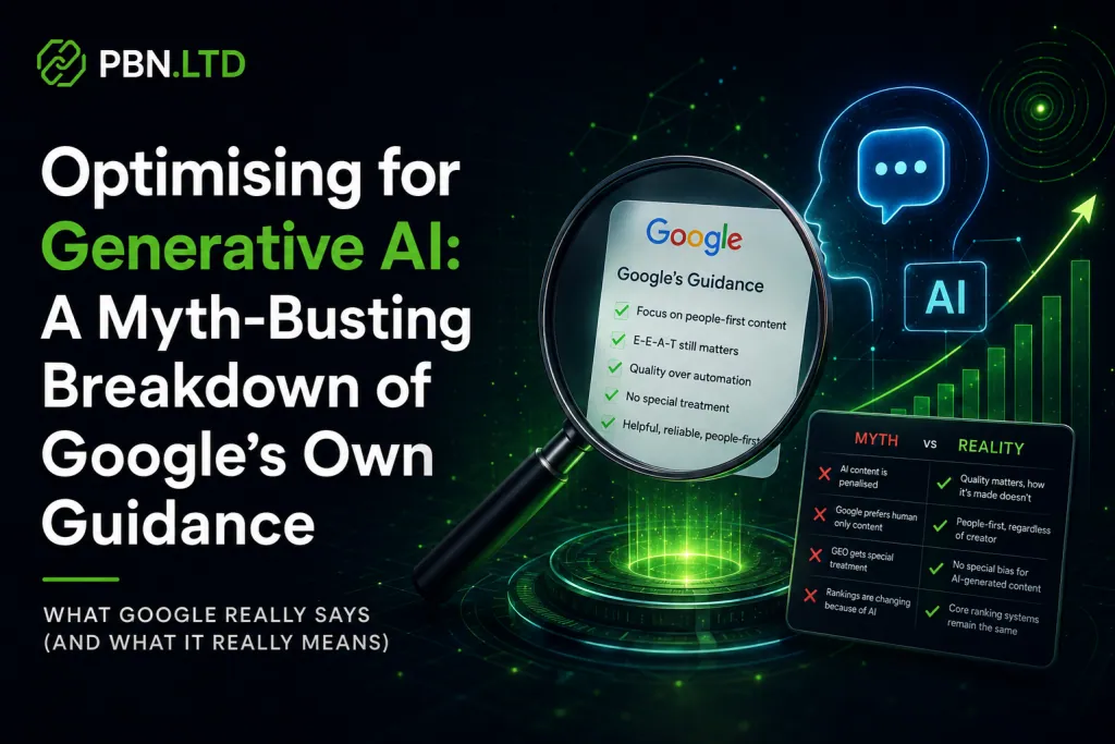Optimising for Generative AI A Myth-Busting Breakdown of Google's Own Guidance