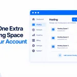 Add One Extra Hosting Space To Your Account