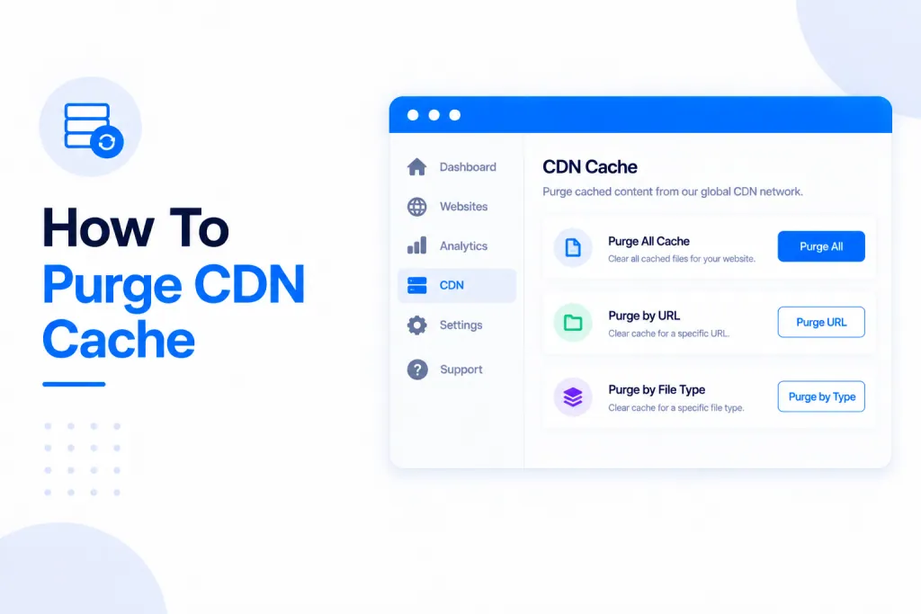 How To Purge CDN Cache
