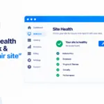 Site health check & Repair site